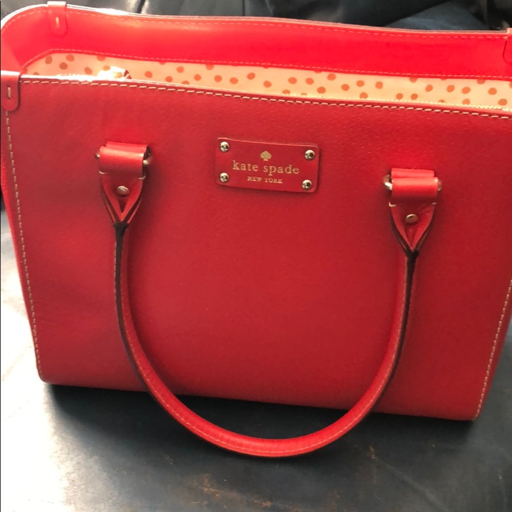Red Kate Spade purse
